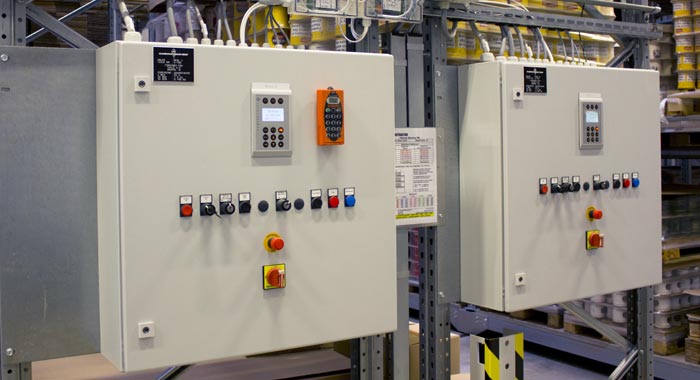 Commandes de rayonnages mobiles