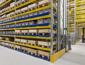 Rayonnage à palettes standard pour allée large P90 de Dexion